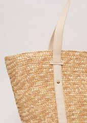 Straw Shoulder Bag Natural