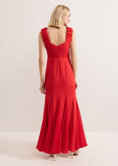 Ansley Strappy Maxi Red