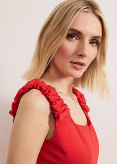 Ansley Strappy Maxi Red