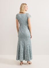 Phia Tux Lace Dress Eau De Nil