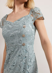 Phia Tux Lace Dress Eau De Nil