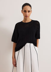 Jamelia Boxy Knit Black