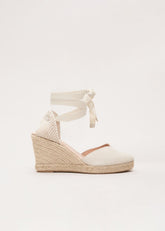 Wedge Espadrille Ivory