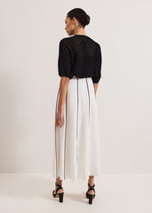 Rhoden Linen Skirt White