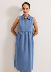Blakely Midi Dress Blue
