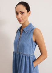 Blakely Midi Dress Blue