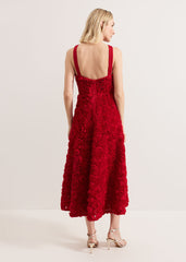 Angeline Midaxi Drss Red