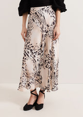 Orla Animal Skirt Black/Ivory