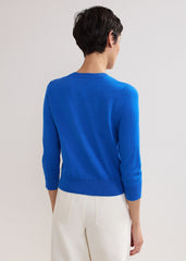 Robin Button Cardi Blue