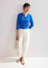Robin Button Cardi Blue