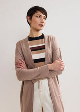Tasha Linen Cardigan Brown