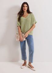Stacie Knit Tabard Green