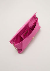 Suede Clutch Pink