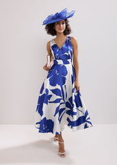 Bow Fascinator Cobalt