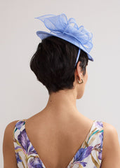 Bow Mini Disc Fascinator Pale Blue