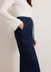 Aubrielle Denim Cullote Mid Wash
