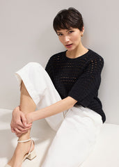 Aubrielle Denim Culottes White