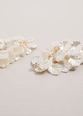 Petal Earrings Ivory