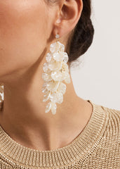 Petal Earrings Ivory