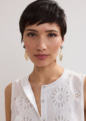Shell Earrings Gold