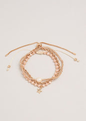 Bead Bracelet Pack Gold