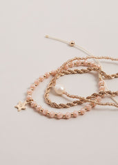 Bead Bracelet Pack Gold