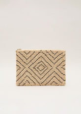 Beaded Clutch Bag Neutral
