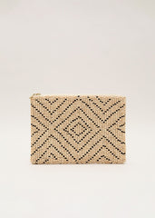 Beaded Clutch Bag Neutral