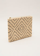 Beaded Clutch Bag Neutral