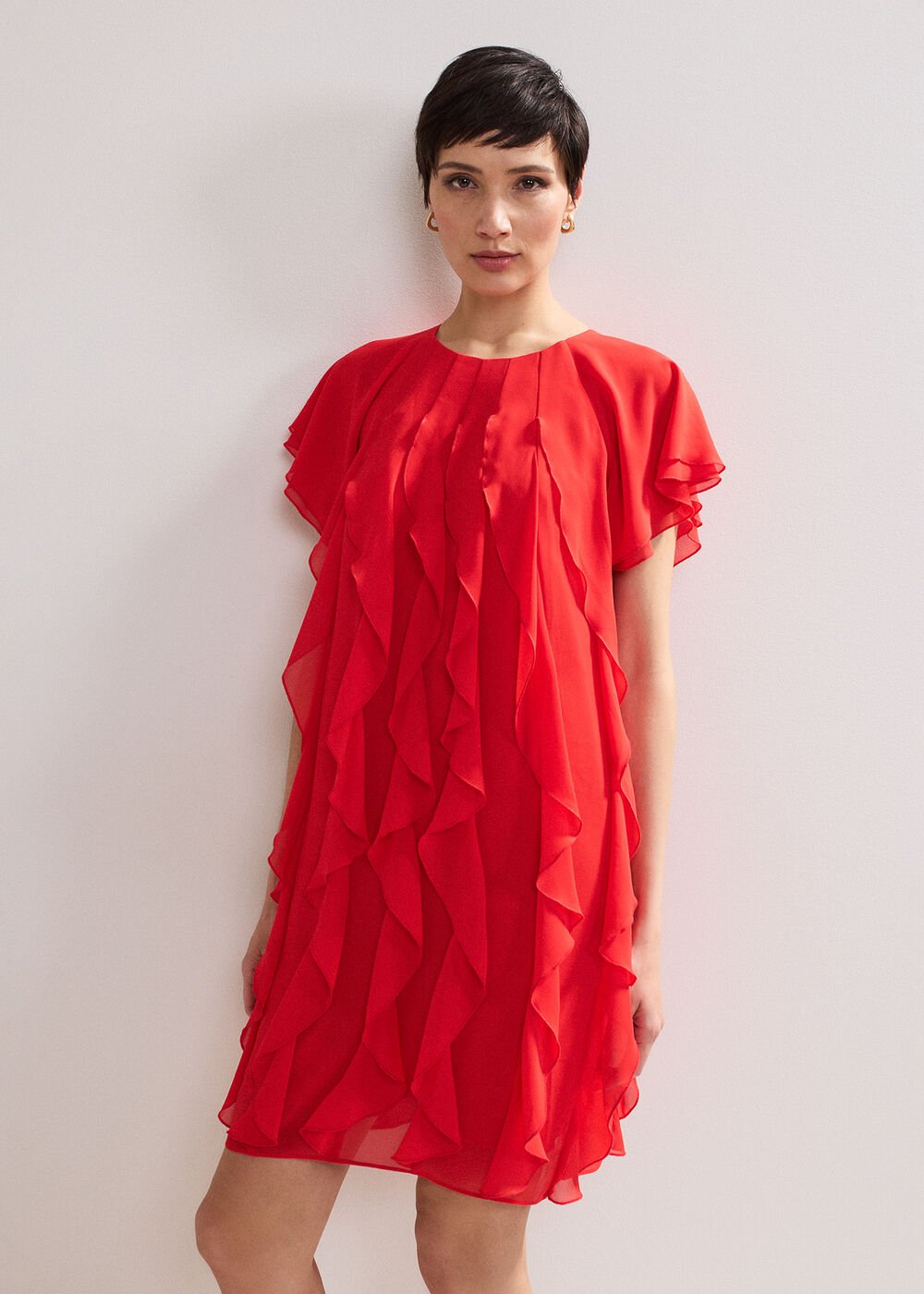 Claudette Dress Red