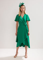 Julissa Wrap dress Green