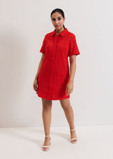 Petite Nicky Dress Red
