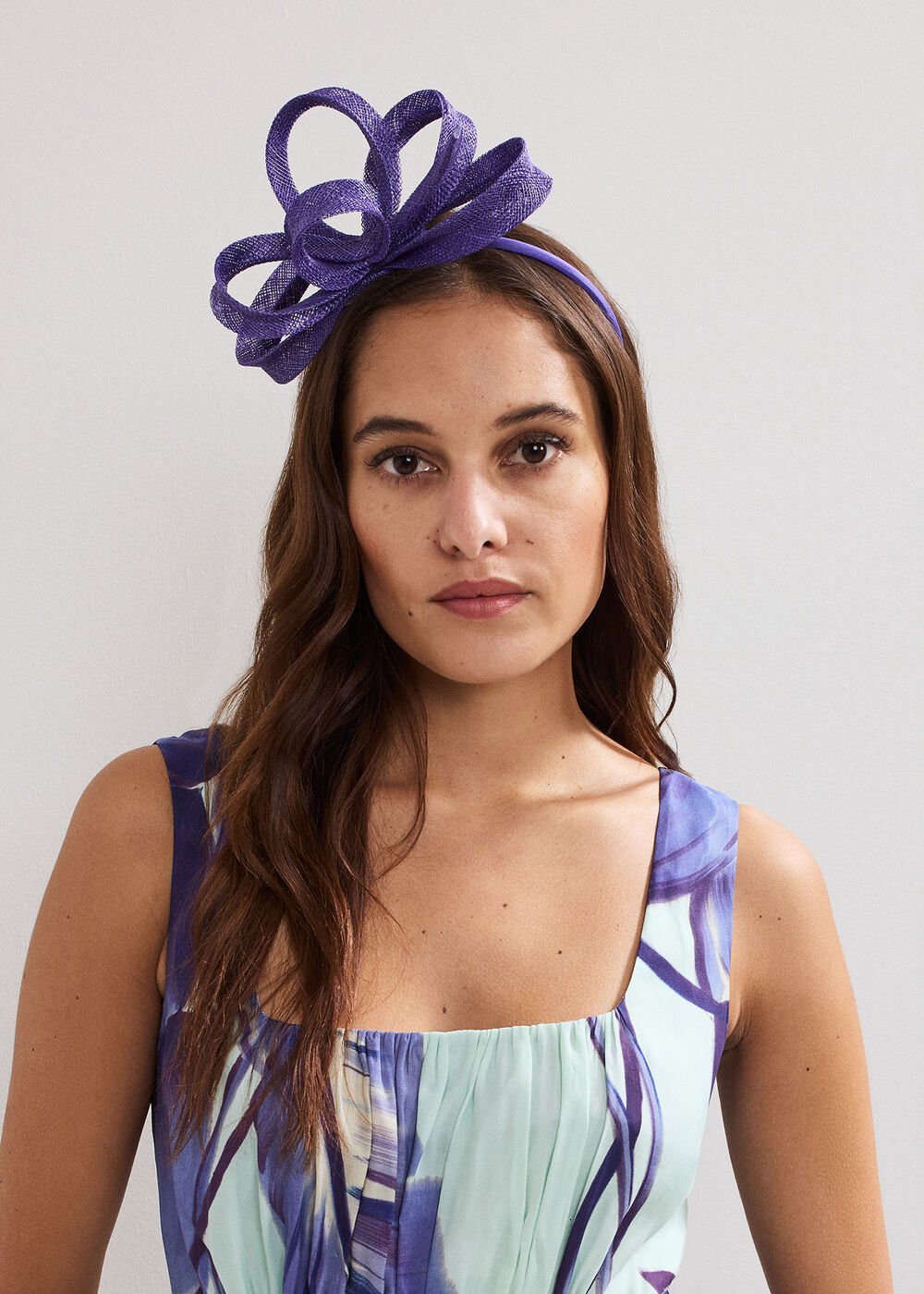 Bow Headband Purple