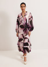 Petite Clarra Dress Purple