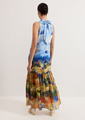 Painterly Maxi Dress Multi