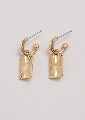 Mini Hoop Earrings Gold