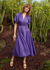 Kailey Midi Dress Purple