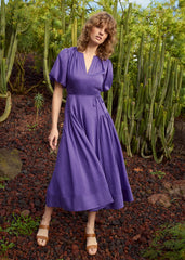 Kailey Midi Dress Purple