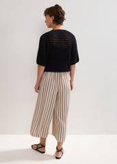 Malaya Culotte Black/Ivory