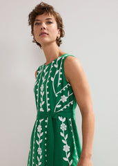 Ida Floral Dress Green