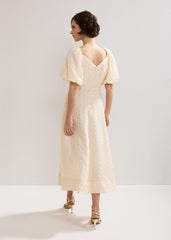 Bonnie Midi Dress Cream