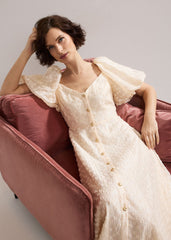 Bonnie Midi Dress Cream