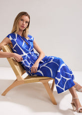 Talah Midaxi Dress Blue