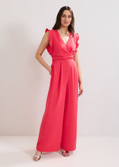 Ayla Ruffle Jumpsuit Pink