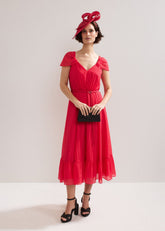 Jen Pink Midi Dress Pink