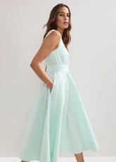 Melinda Midi Dress Pale Green