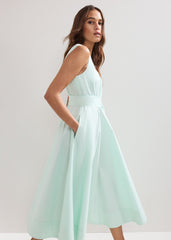 Melinda Midi Dress Pale Green
