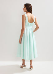 Melinda Midi Dress Pale Green