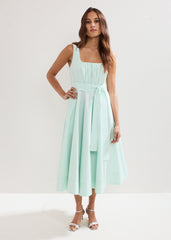 Melinda Midi Dress Pale Green