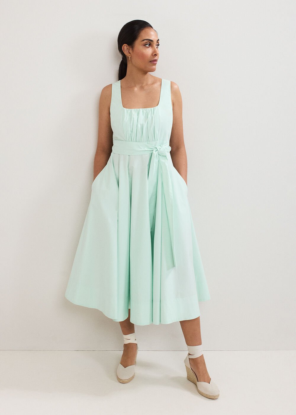 Petite Melinda Dress Pale Green